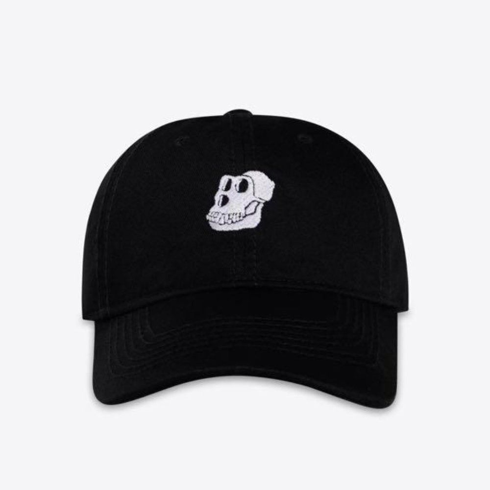 BORED Ape Yacht Club BAYC LOGO DAD HAT - WHITE